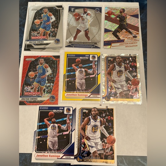 Topps Other - Jonathan Kuminga Basketball Cards Golden Warriors